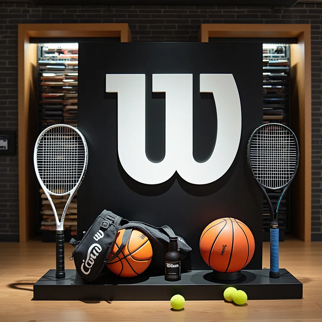 Wilson logo a produkty